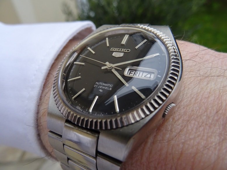 FS: Seiko 7019-8100 - Black Datejust - January 1978 | WatchCharts