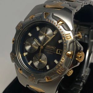 Seiko Chronograph Men's Watch 7T32 6M49 AO Chronograph, Date, Alarm  complication | WatchCharts
