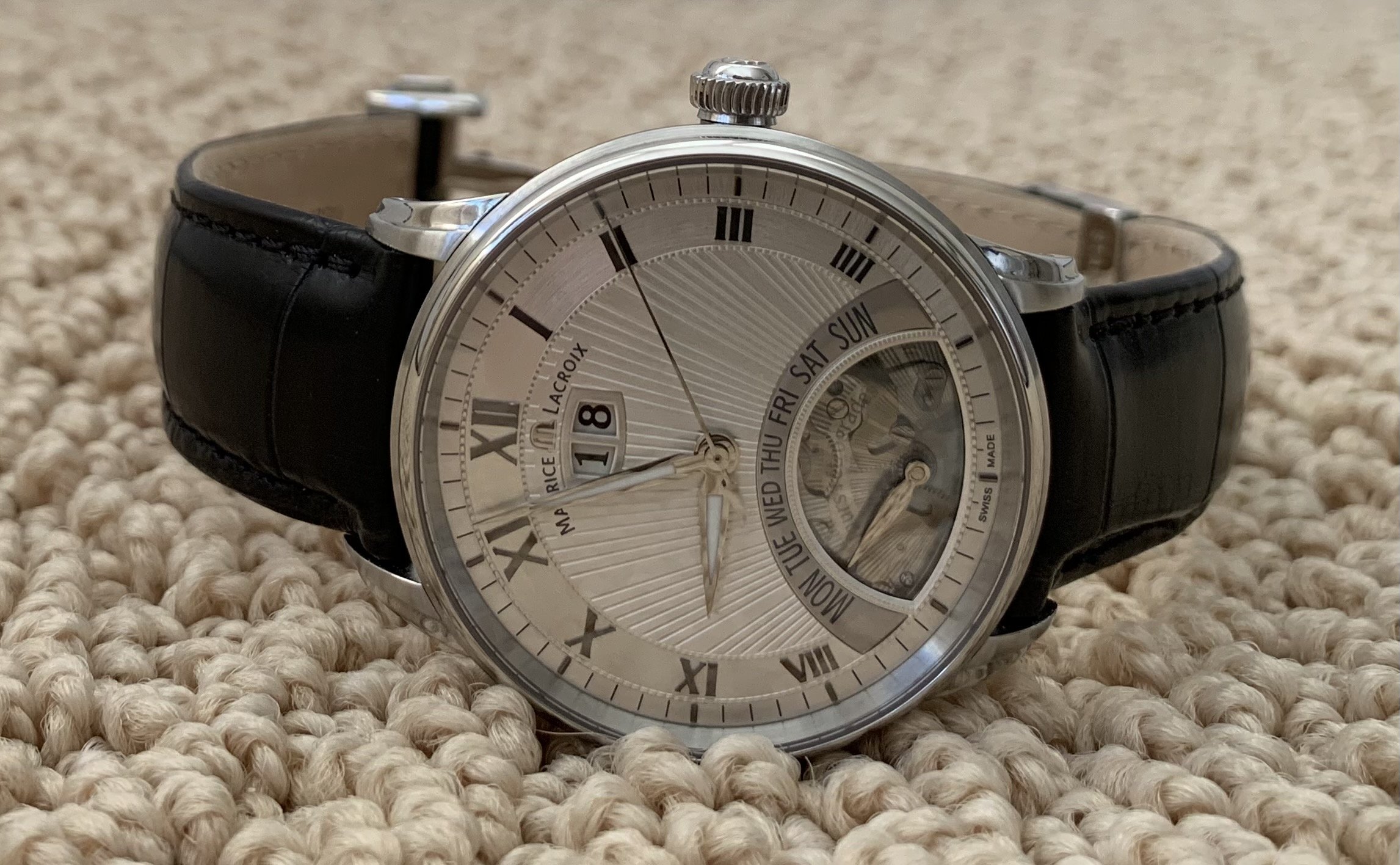 Maurice lacroix clearance masterpiece jours retrograde