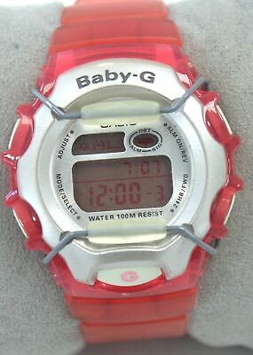Ladies CASIO Baby-G BG-161 Red Digital Quartz Wristwatch - G23