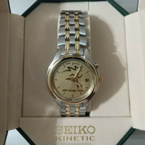 Seiko Kinetic Watch Men's self-winding 2000 Olympic team 5m42-0A19 ORIGINAL  BOX | WatchCharts