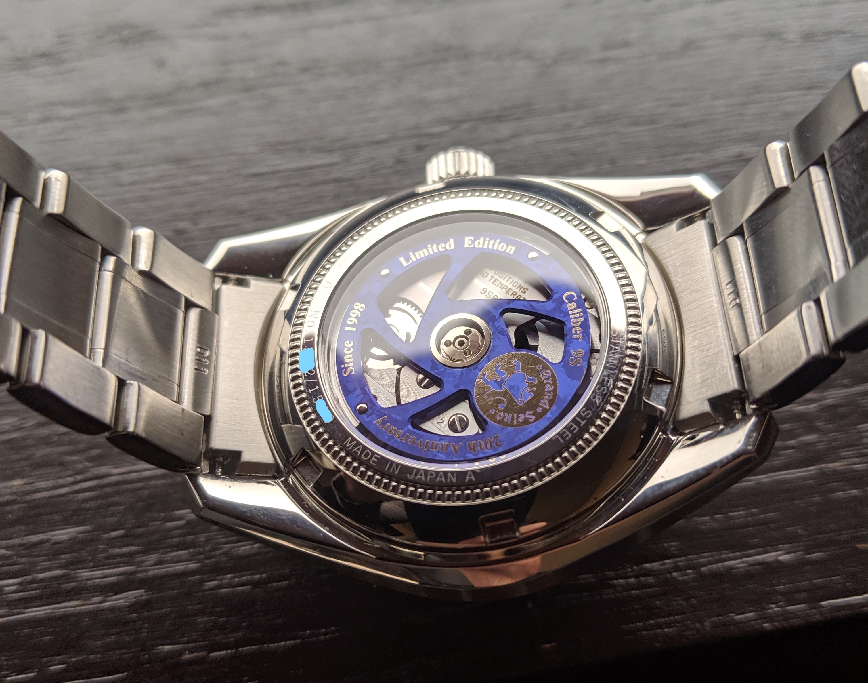 WTS] Grand Seiko SBGH267 - Blue Spiral Dial Limited Edition - 9S Caliber  (Full Kit) | WatchCharts