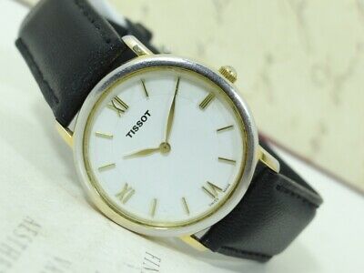 GENUINE VINTAGE TISSOT C275K ROMAN NUMERICAL QUARTZ DATE MEN S