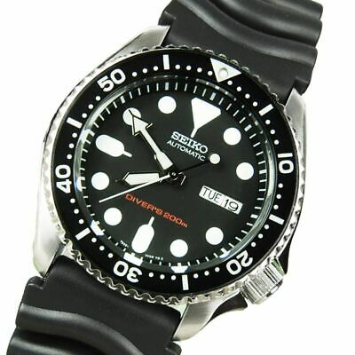seiko automatic diver skx007 skx007k1 skx007k rubber band men's watch