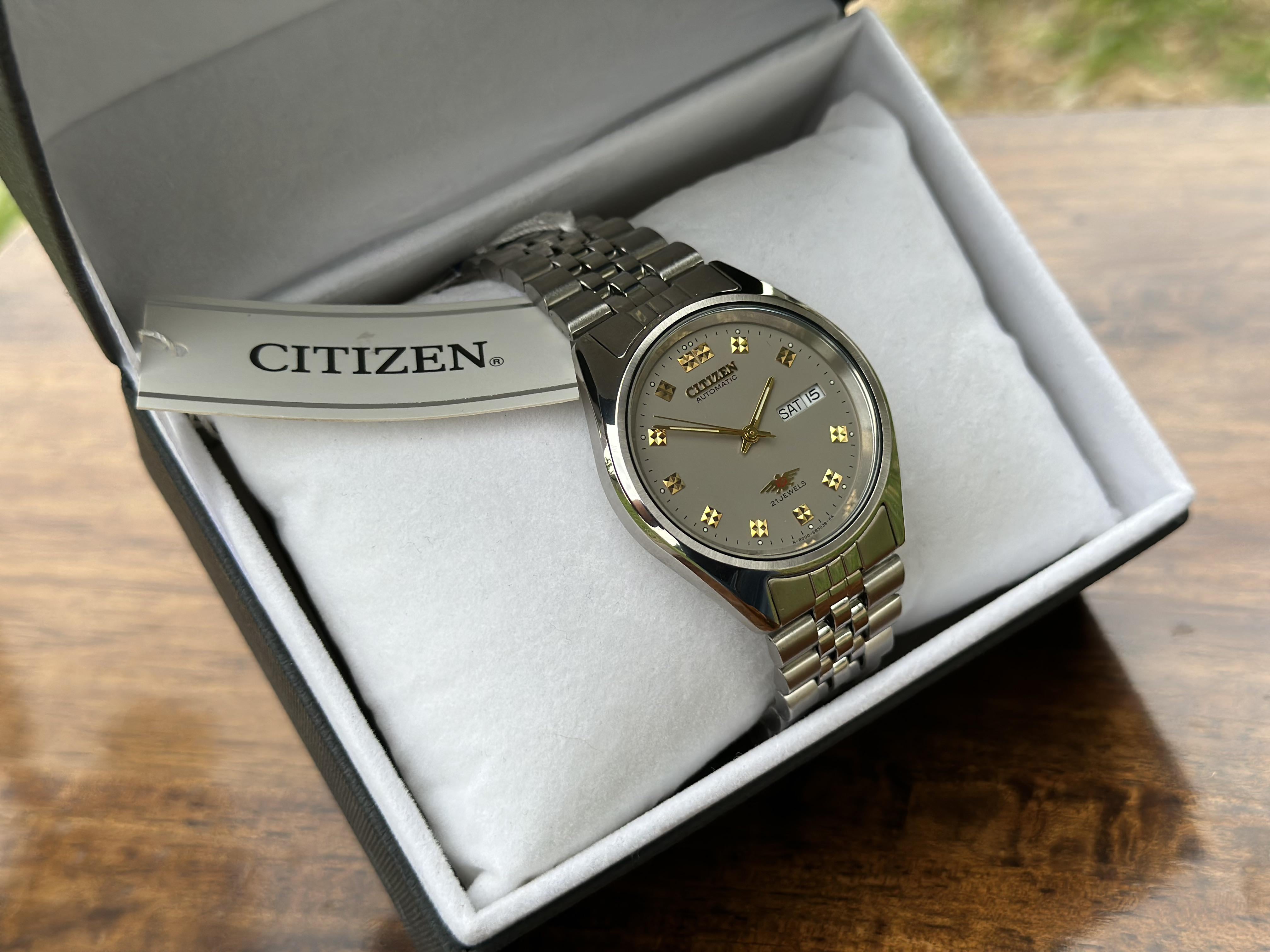 WTS Citizen Automatic Eagle 7 Date Date NOS Reduced 175