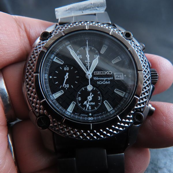 New 7T62 Japan Seiko Chronograph 100M Quartz Men Watch | WatchCharts ...