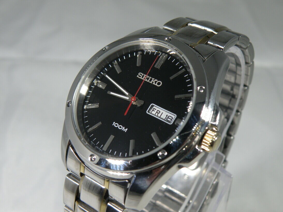 MEN'S SEIKO 7N43-0BS0 QUARTZ WATCH - VERY GOOD COND. - BOXED