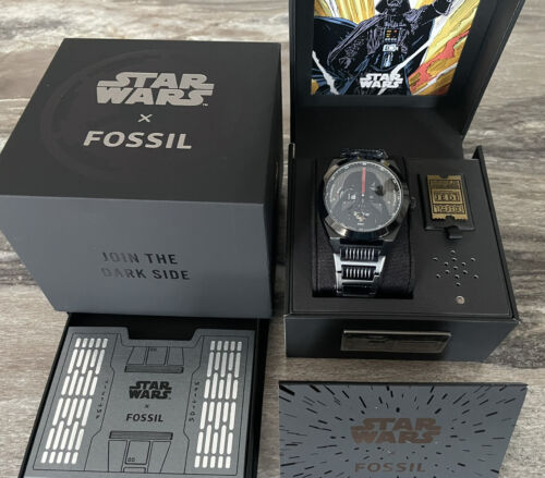 STAR WARS X FOSSIL Watch LIMITED EDITION Black Darth Vader