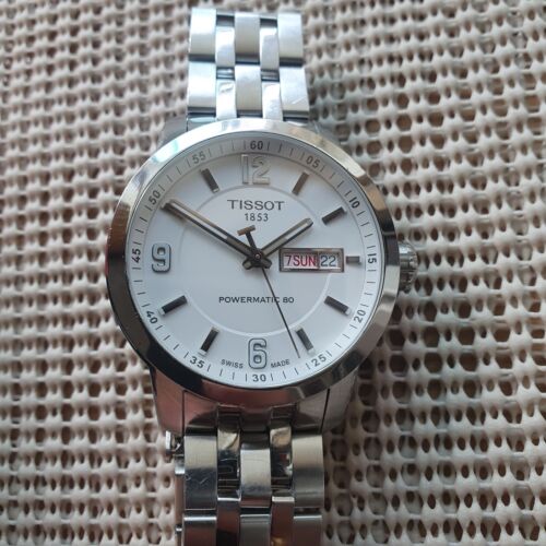 Tissot Prc 200 Powermatic 80 White Dial Watch Automatic