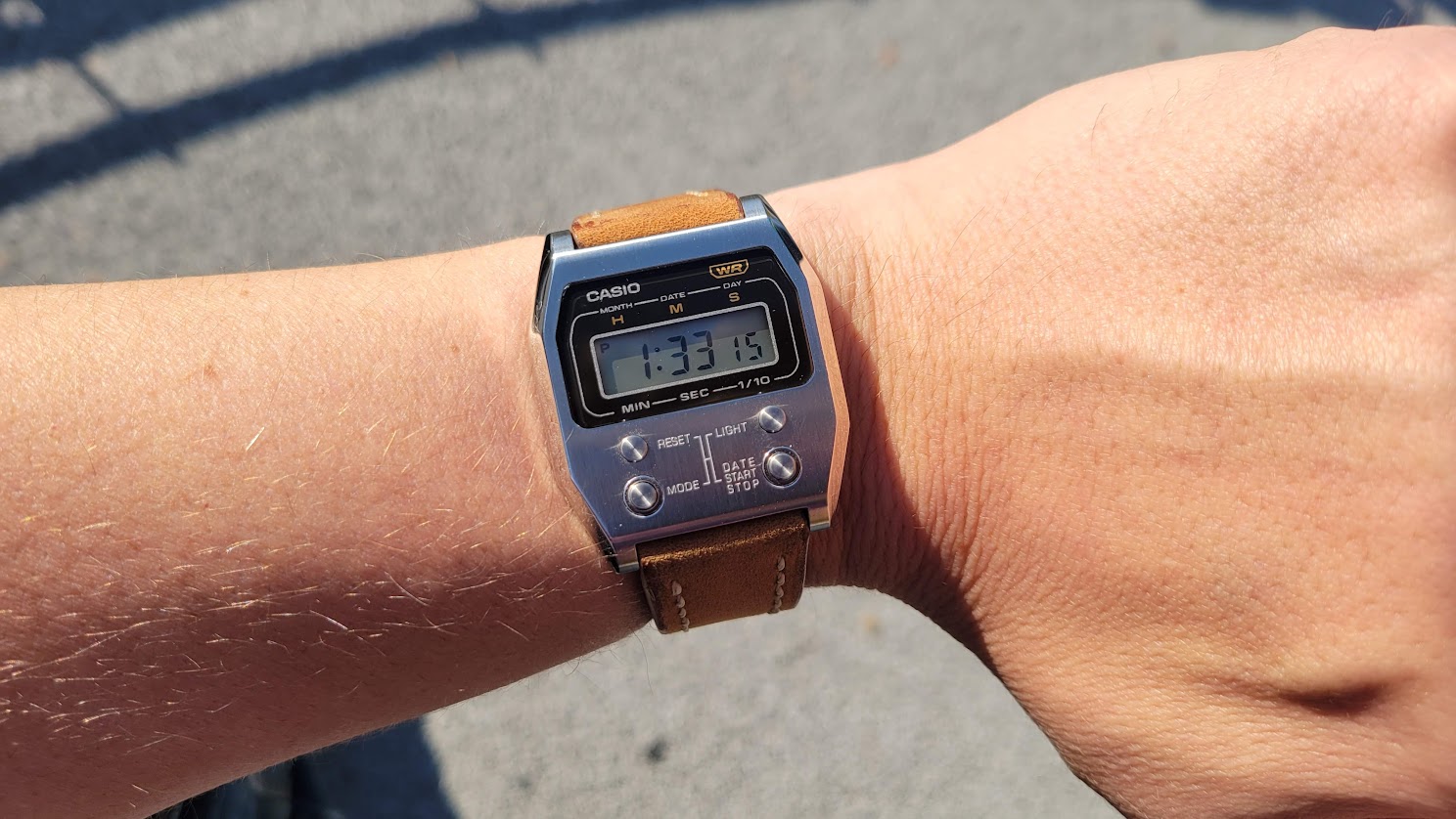 WTS] Casio A1100D-1VT vintage-style full metal digital watch 