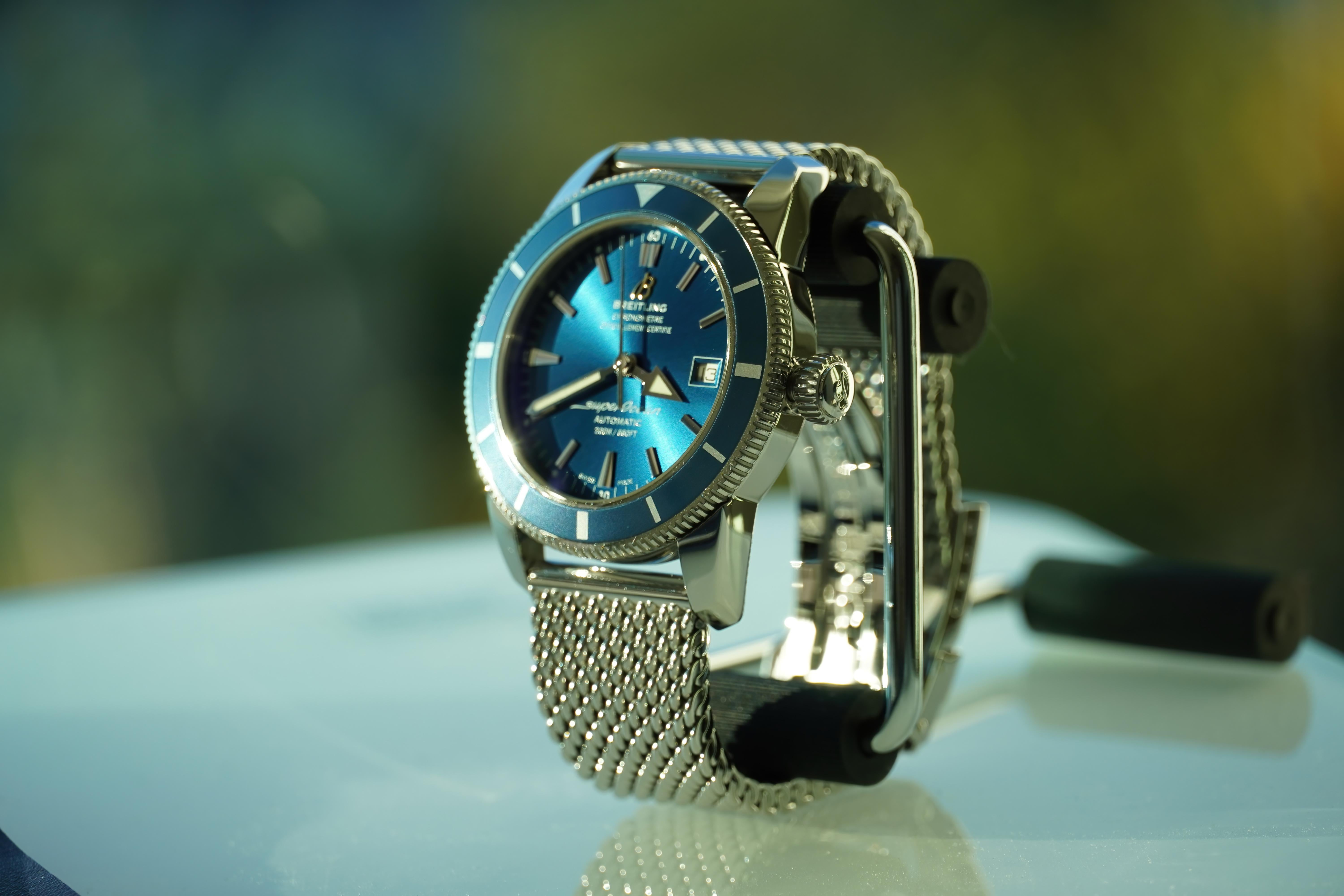 Breitling superocean heritage online 42 blue