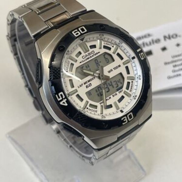 Casio AQ-164W Gents Analogue/Digital Watch - Module 4380 - With Manual ...