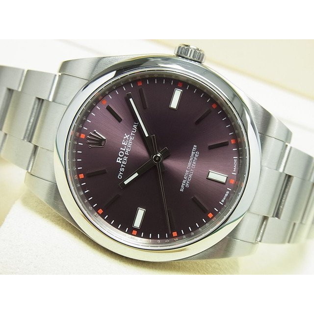 Used Rolex Oyster Perpetual 39 Red Grape Ref.114300 WatchCharts Marketplace