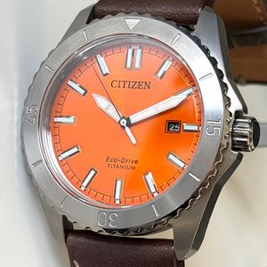 Citizen Eco-Drive B872-S083109 Solid Titanium WR200 Watch Pre
