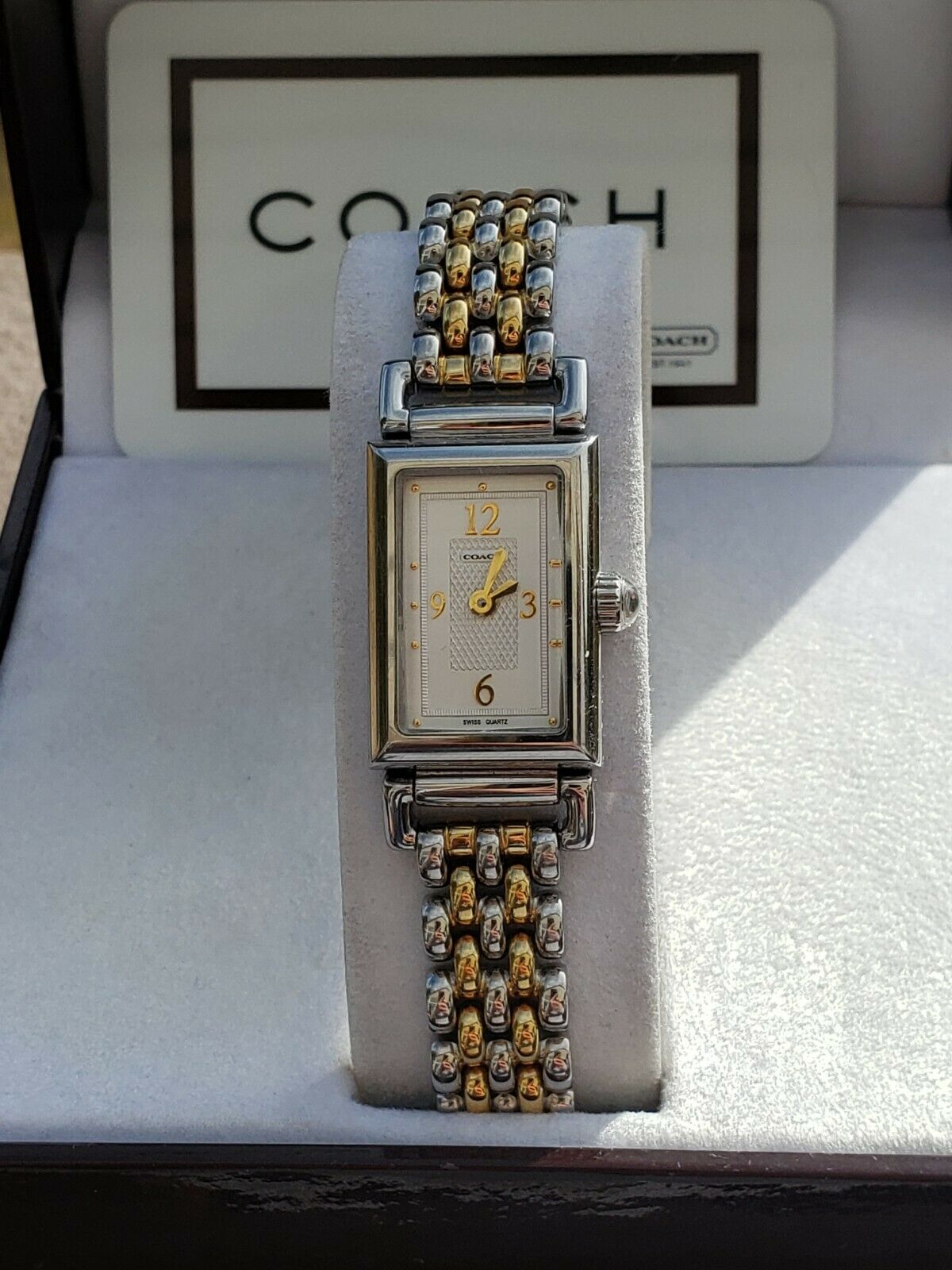 Coach Stainless Steel Two Tone Classic Madison Watch 0820  display picture 3