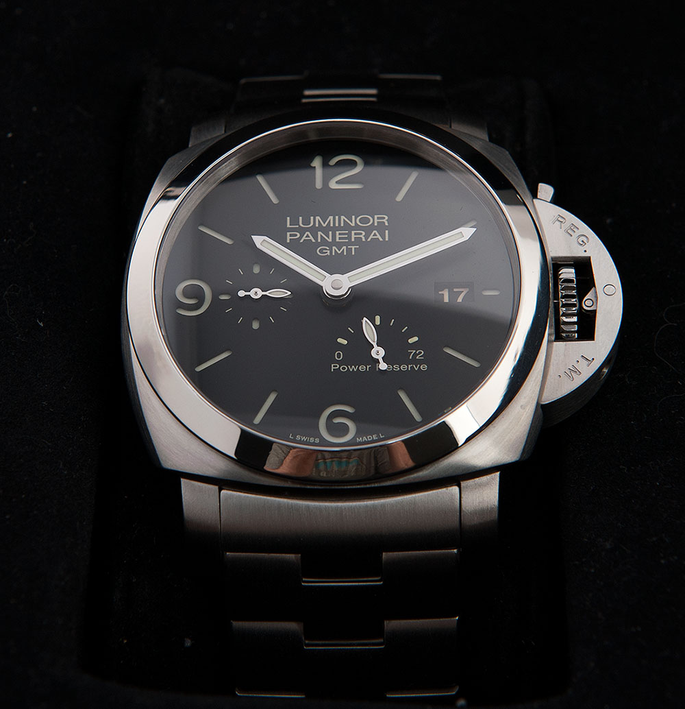 TRADED Panerai Luminor 1950 PAM 347 GMT 3 day power reserve