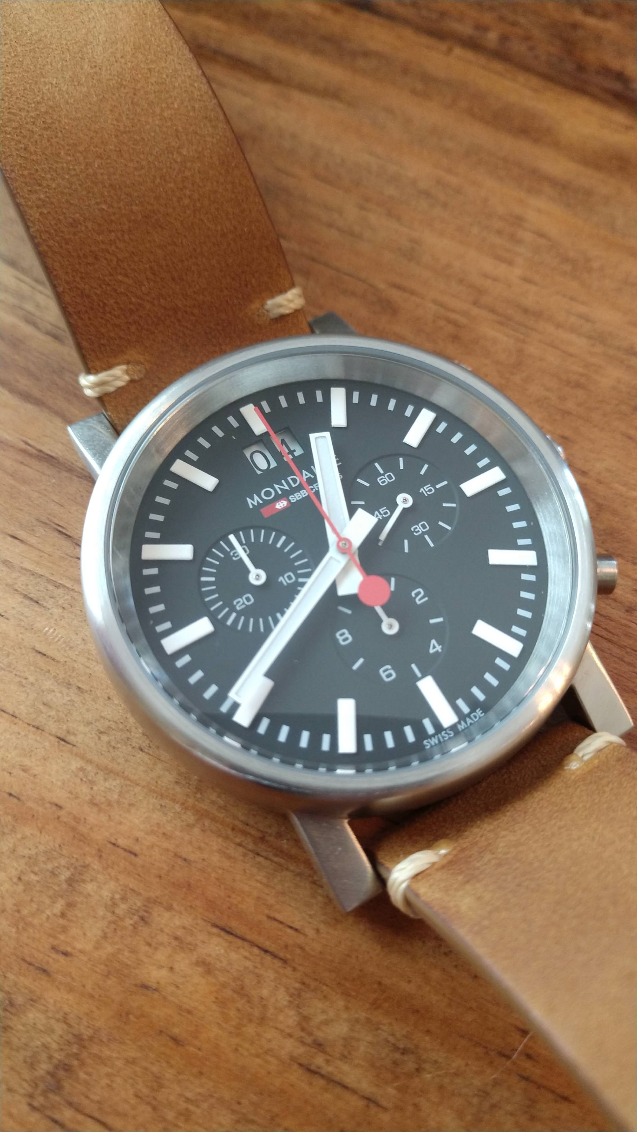 Mondaine evo big clearance chronograph