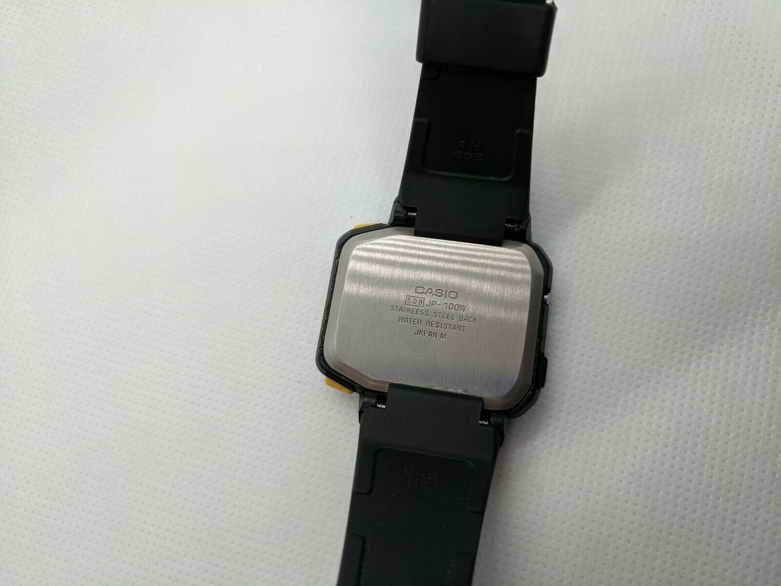 Vintage Casio JP-100W Pulsecheck - Rare 80s Sensor Digital Watch 
