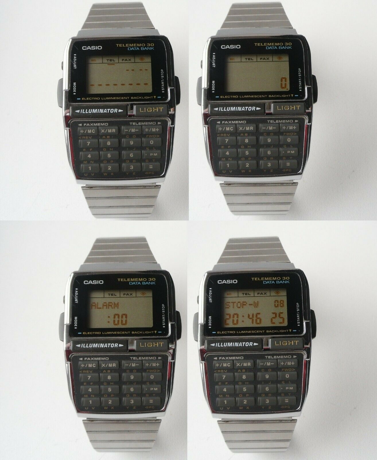 Casio 1253 DBC-300 Telememo 30 Databank Fully Original Vintage
