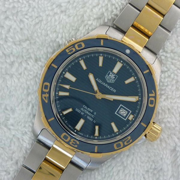 tag aquaracer automatic blue