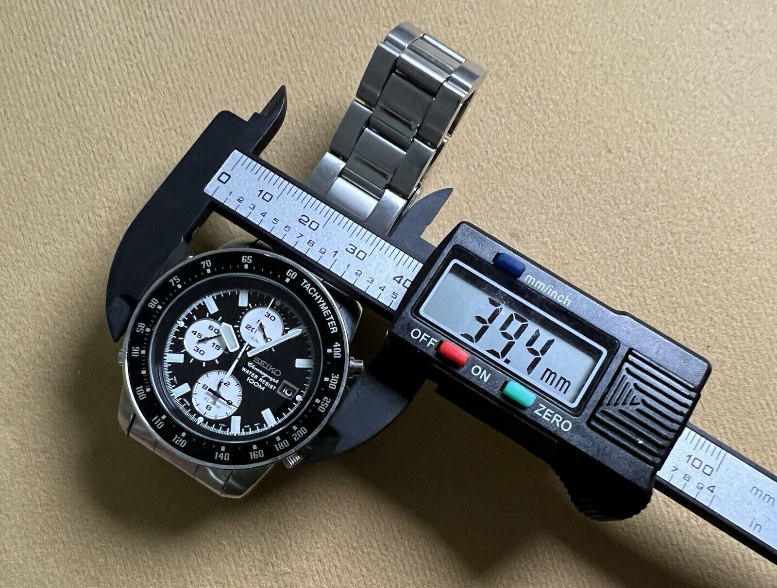 Seiko 7T32-7H00 Chronograph Diver 100m Tachymeter Reverse Panda