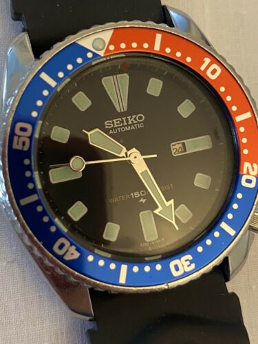 SEIKO 150M DIVERS AUTOMATIC LADIES WATCH 4205 014T PEPSI SN