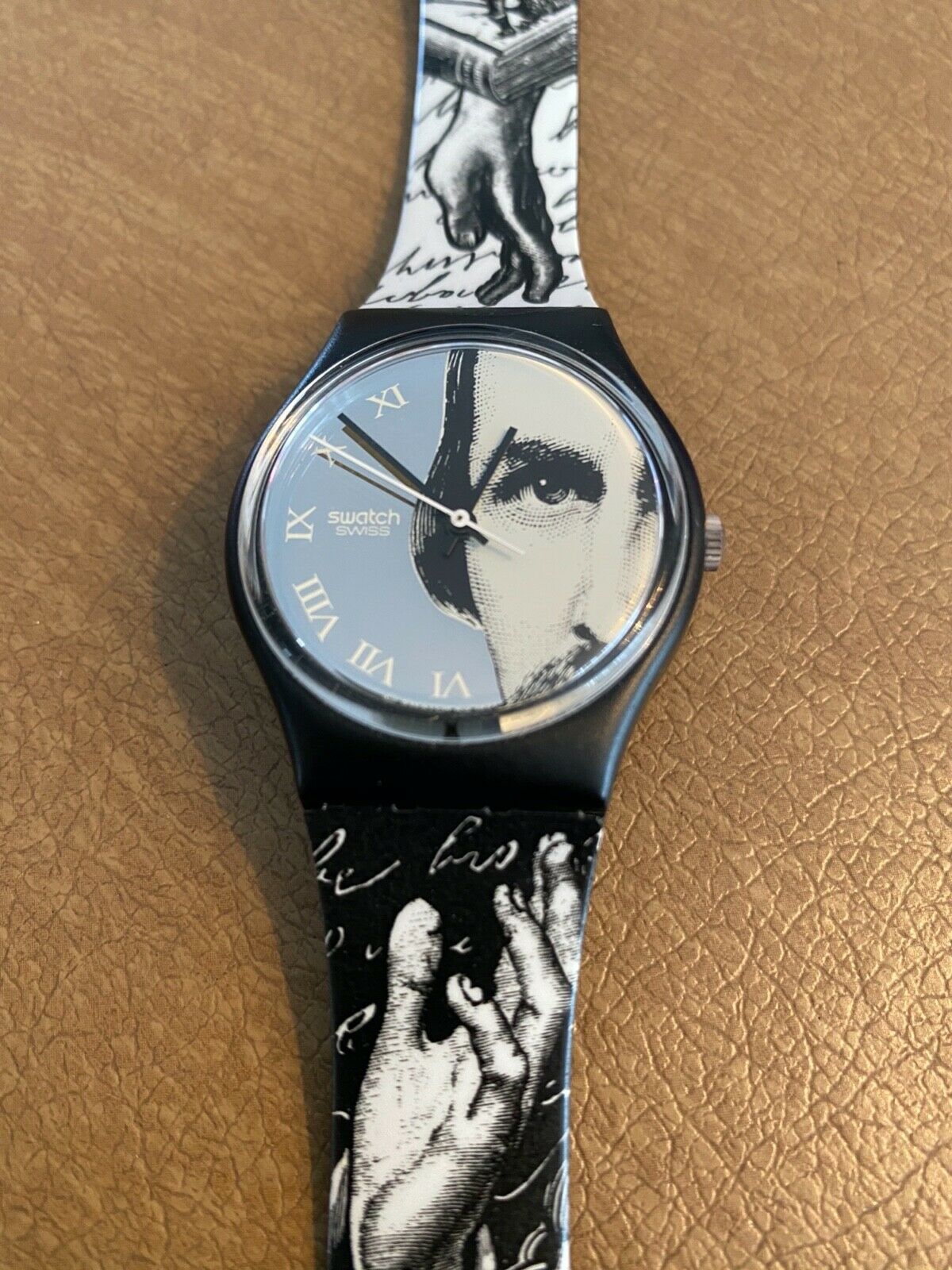 Vintage 90s Edgar Allen Poe Swatch Watch | WatchCharts