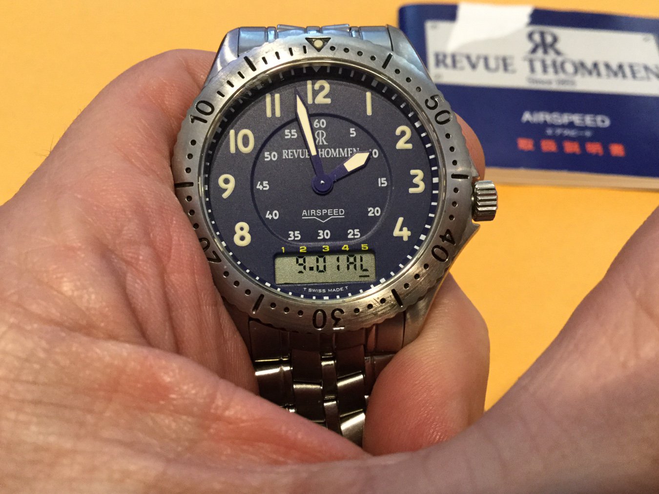 Revue Thommen Airspeed Multifunction 4510001 (Serial Number 0002) $375 |  WatchCharts Marketplace