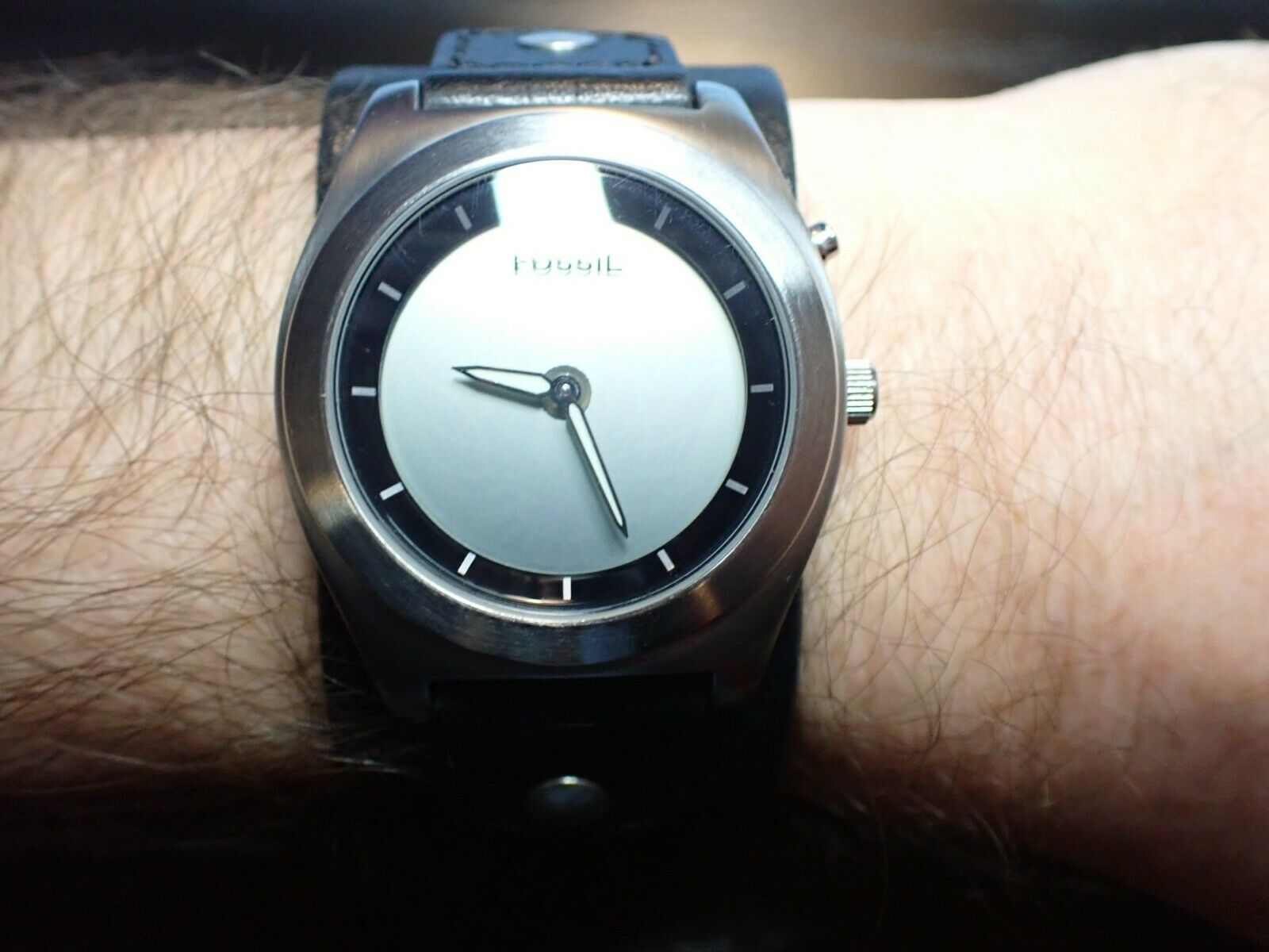 FOSSIL 腕時計 Fossil JR-8529 Big Tic Firebird Phoenix Mens Watch Black