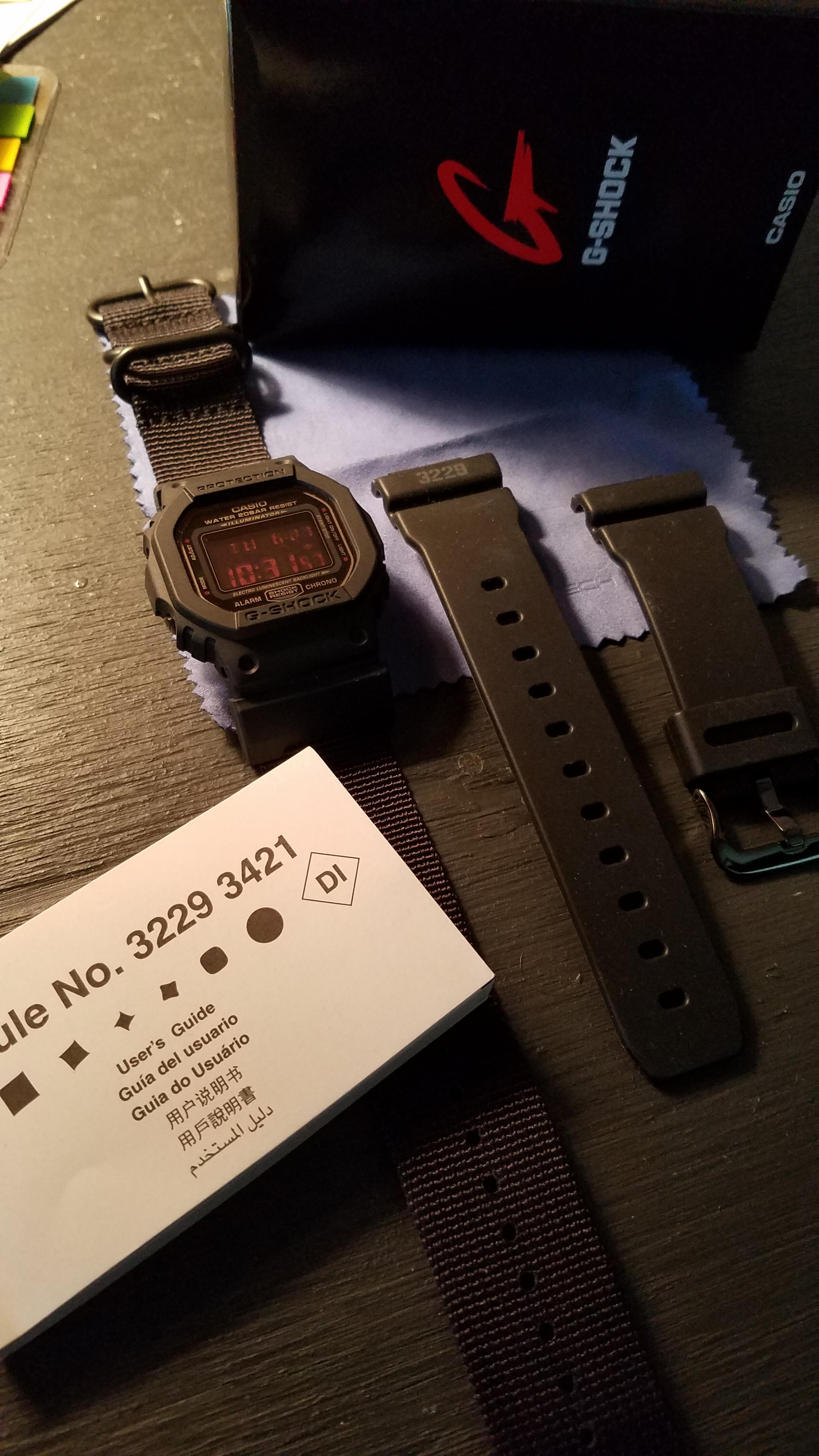 Wts Casio G Shock Dw5600ms 1cr Like New Watchcharts