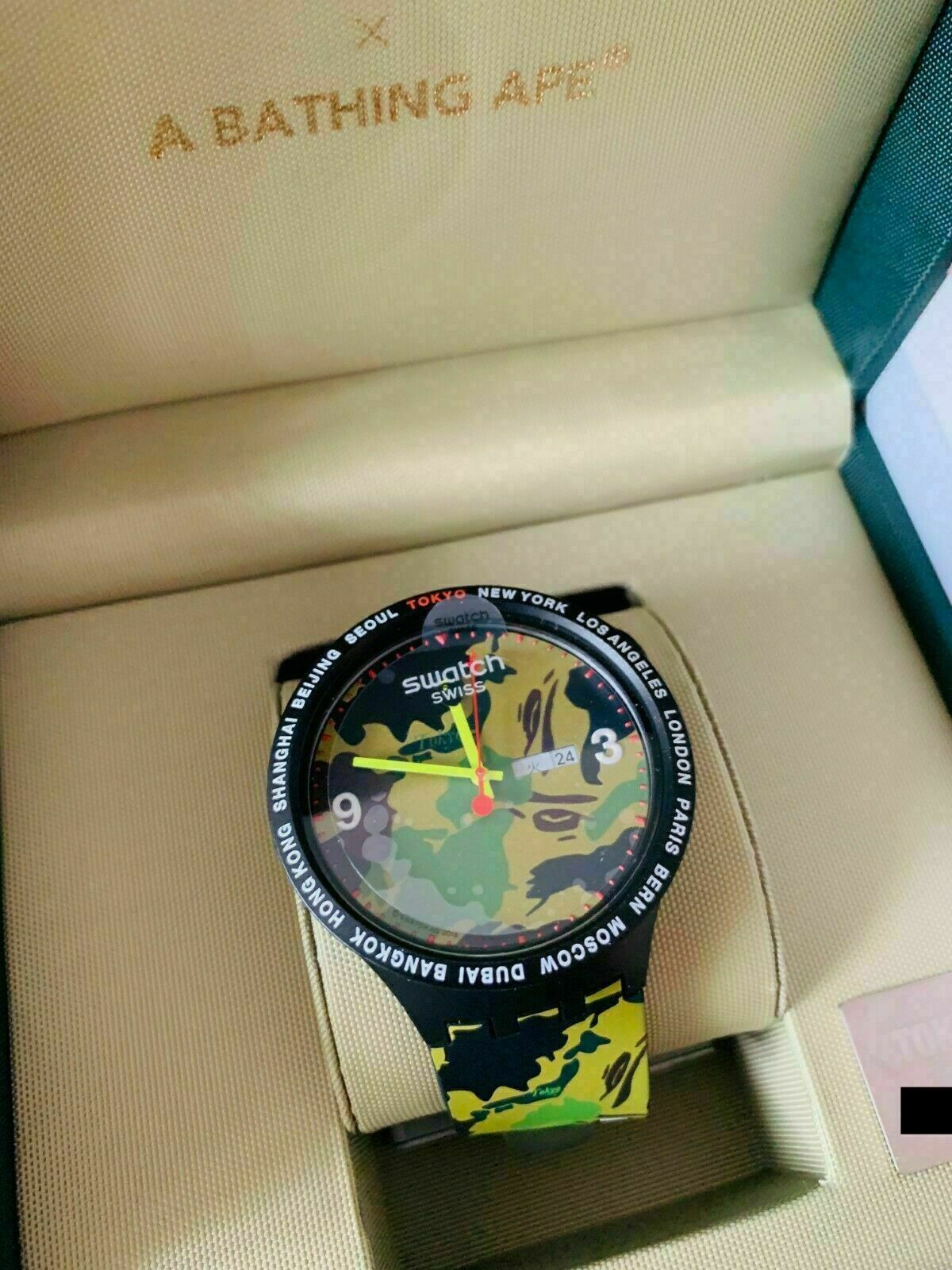 SWATCH X BAPE TOKYO LIMITED EDITION OF 1993 WATCH 