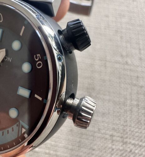 Louis Vuitton Automatic watch QA121 Tambour Street Diver Skyline Blue,  Mint!