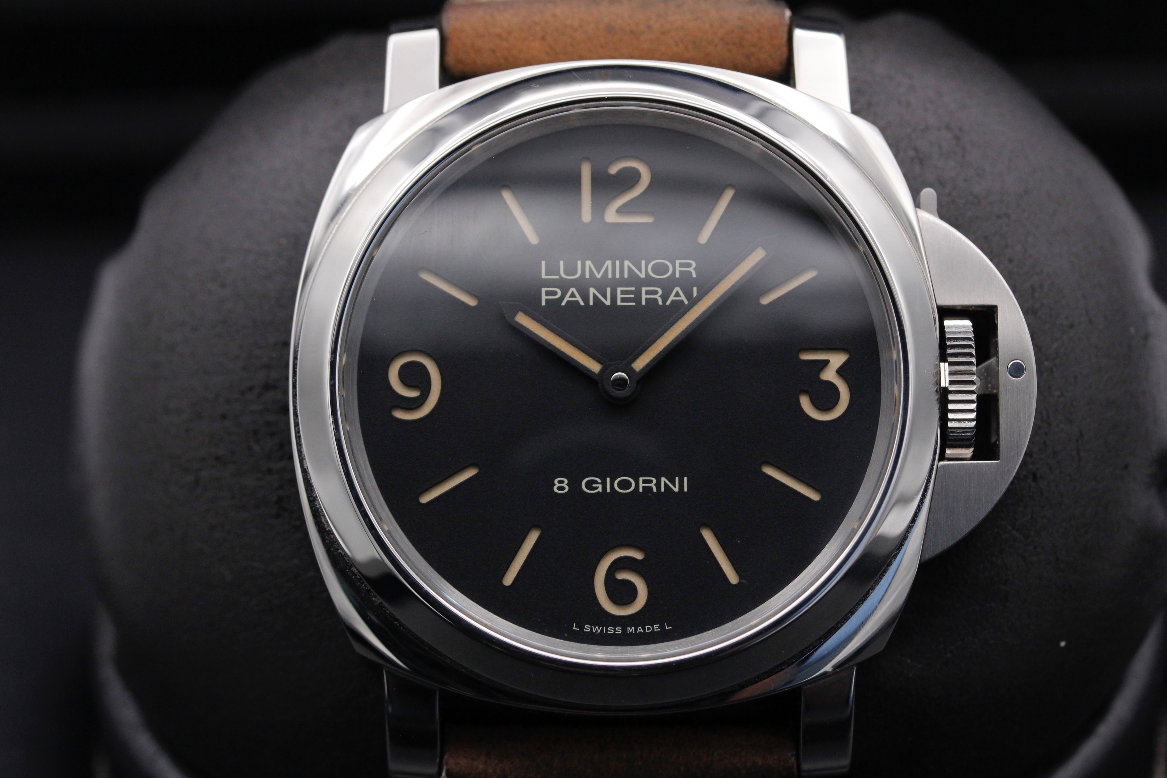 FSOT Panerai 8 Giorni PAM 914 Black Stainless Steel 44mm