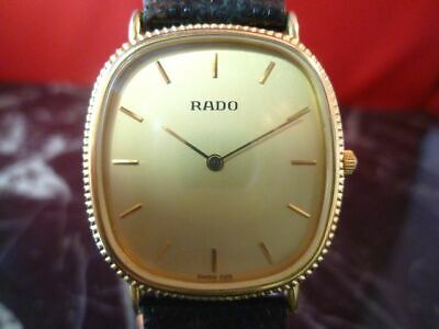 RADO ラドー ヴィンテージ(204.3610.2) BEAUTIFUL!! RADO 204.3610.2 MEN'S GOLD QUARTZ VINTAGE SWISS WATCH