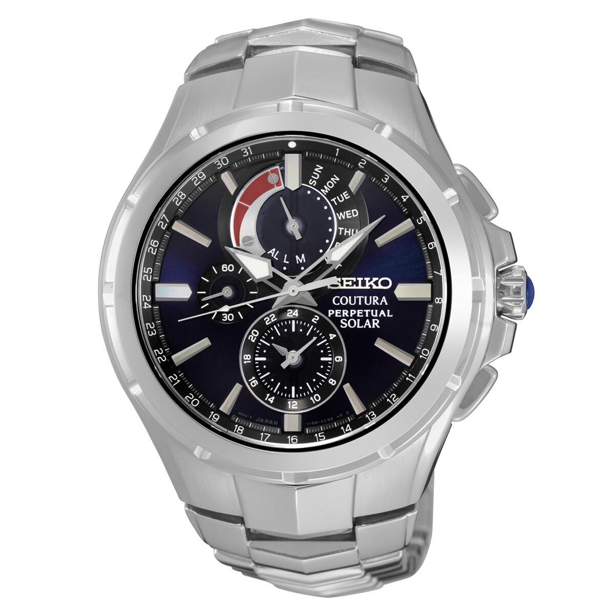 Men's solar shop perpetual chrono watch