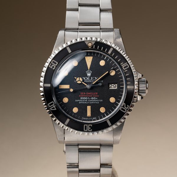 1965 rolex double red sea dweller value