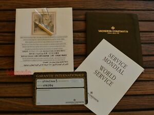 FREE SHIPPING Watch Vacheron Constantin vintage warranty card