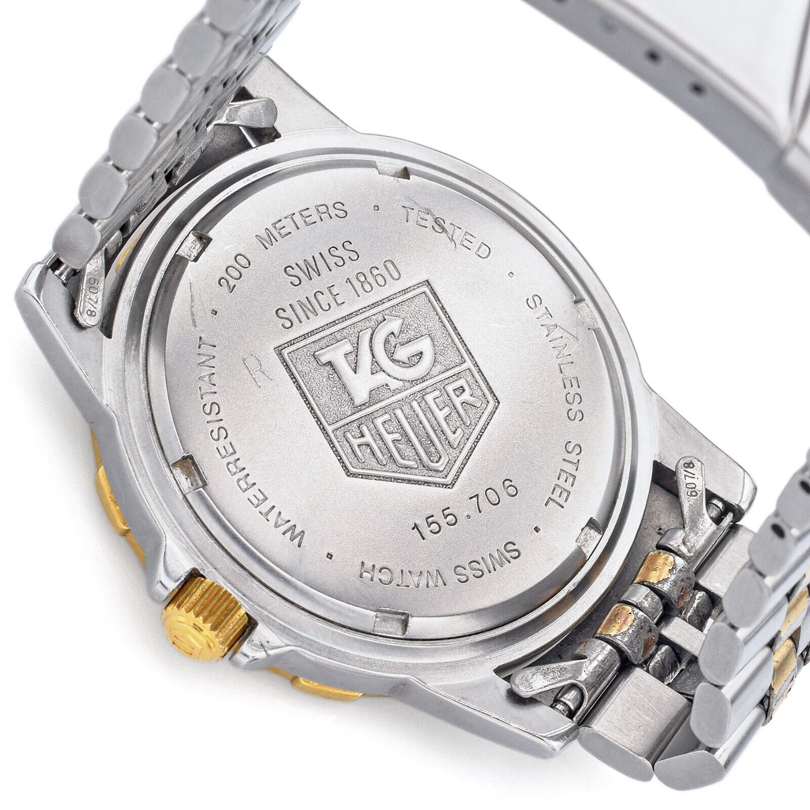 Tag Heuer GMT Professional Two-Tone Quartz Men's Date Wristwatch
