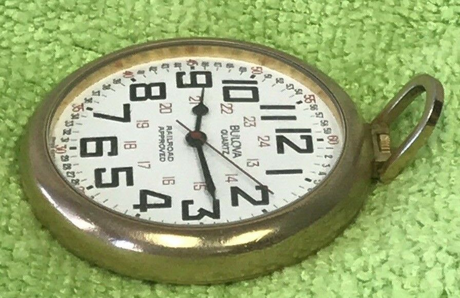 Bulova railroad approved outlet pocket watch