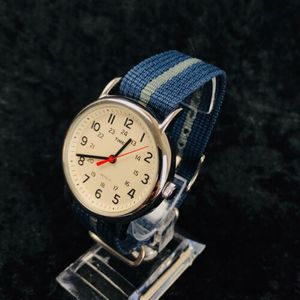 Timex Indiglo Mens Large Face Watch Material Strap Loverly Condition New  Battery | WatchCharts