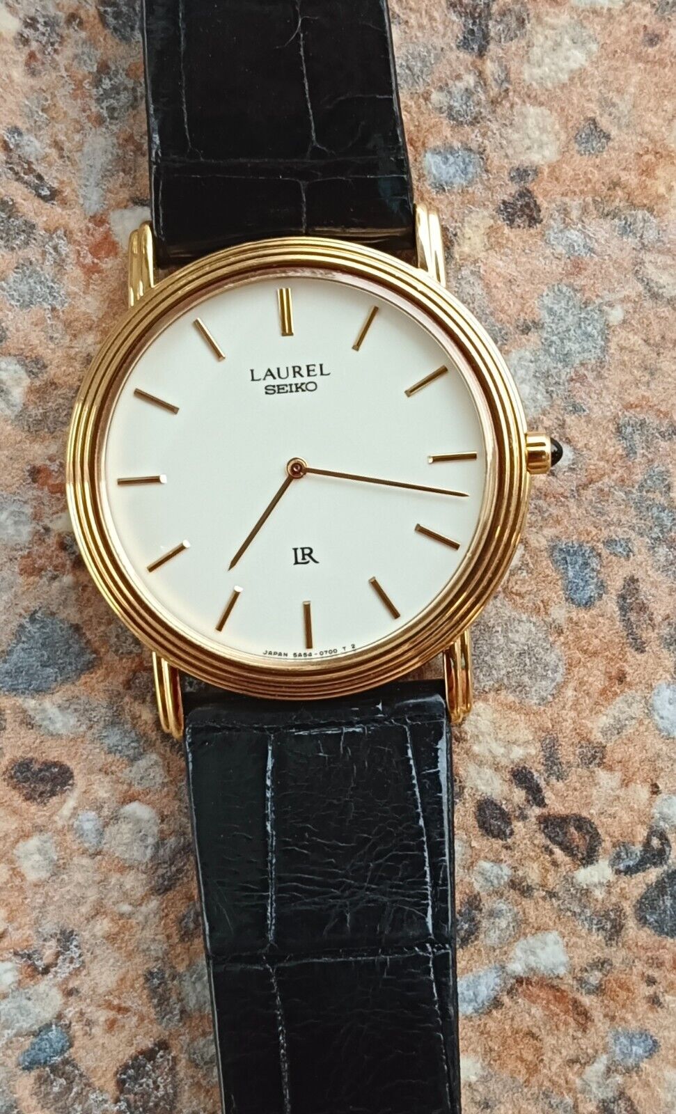 綺麗な稼働品☺︎SEIKO LAUREL/セイコーローレルクォーツメンズウォッチ Rare Vintage Seiko Laurel LR Quartz 5A54 0340 November 1993