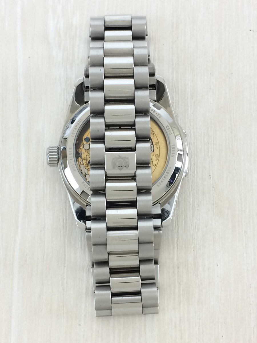 Orient Express OA-8031 back Skeleton Automatic SS gold SLV 10