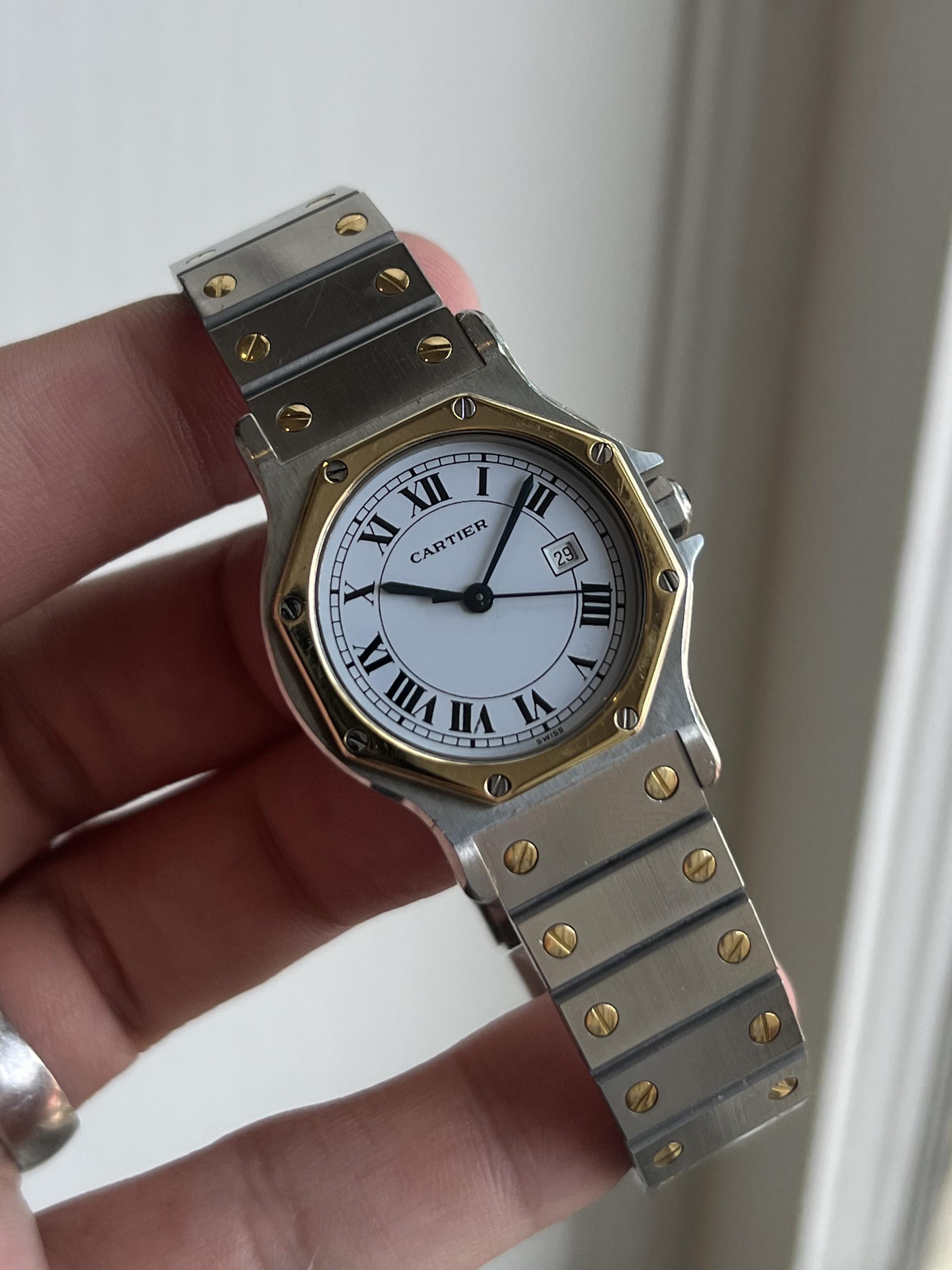 WTS Cartier Santos Octagon 2966 Classic Dial WatchCharts