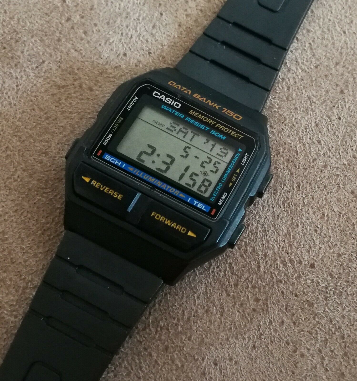 casio databank 150 battery