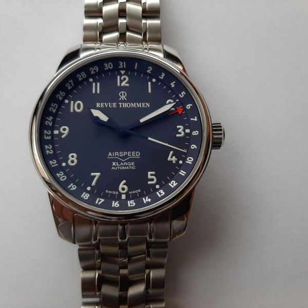 Revue Thommen Airspeed XLarge Mens Swiss Made Automatic