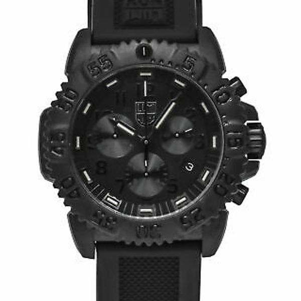 Luminox Navy Seal Colormark Blackout Dial Chrono Quartz Men's Watch XS ...