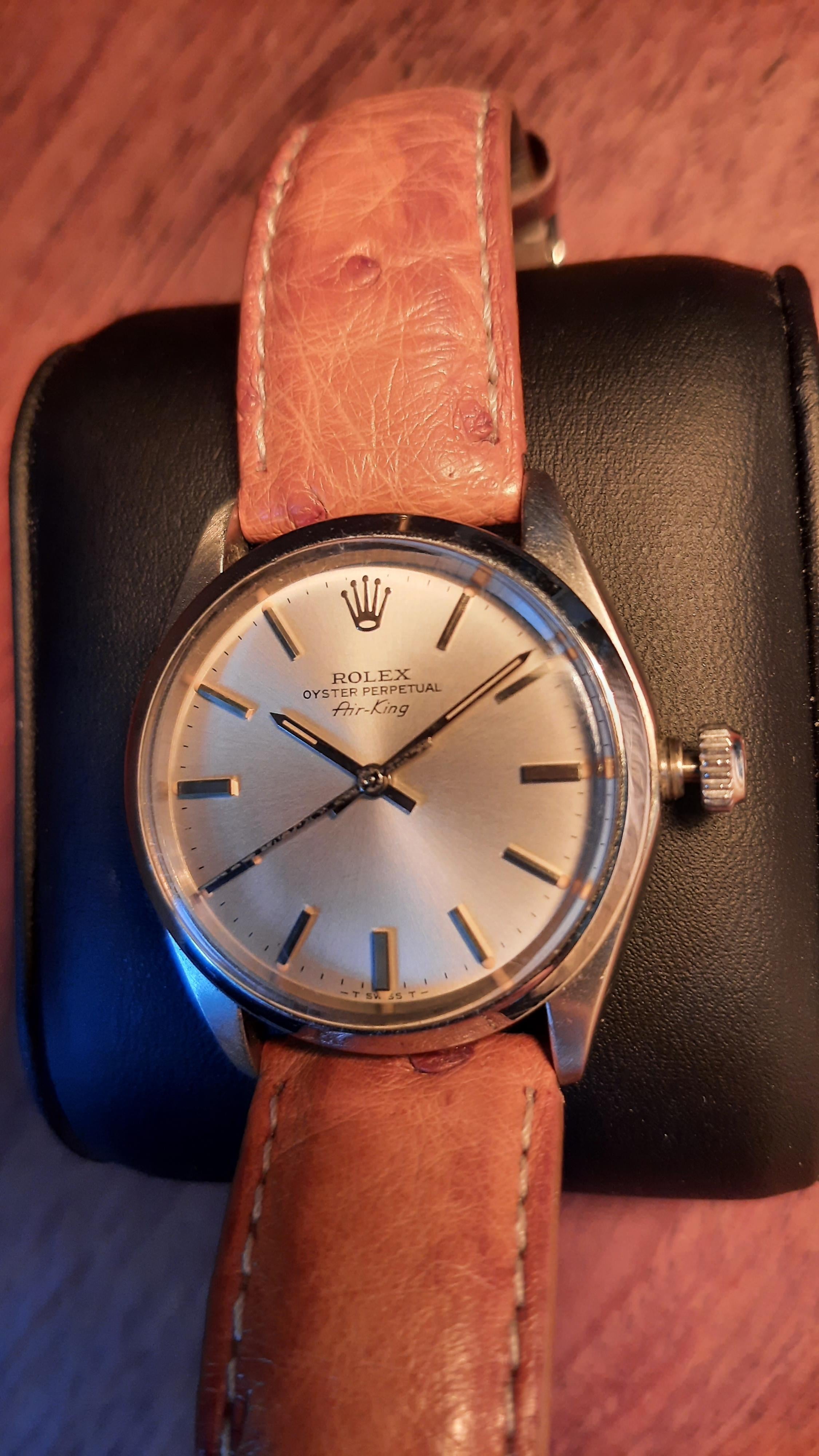 Rolex air king outlet leather