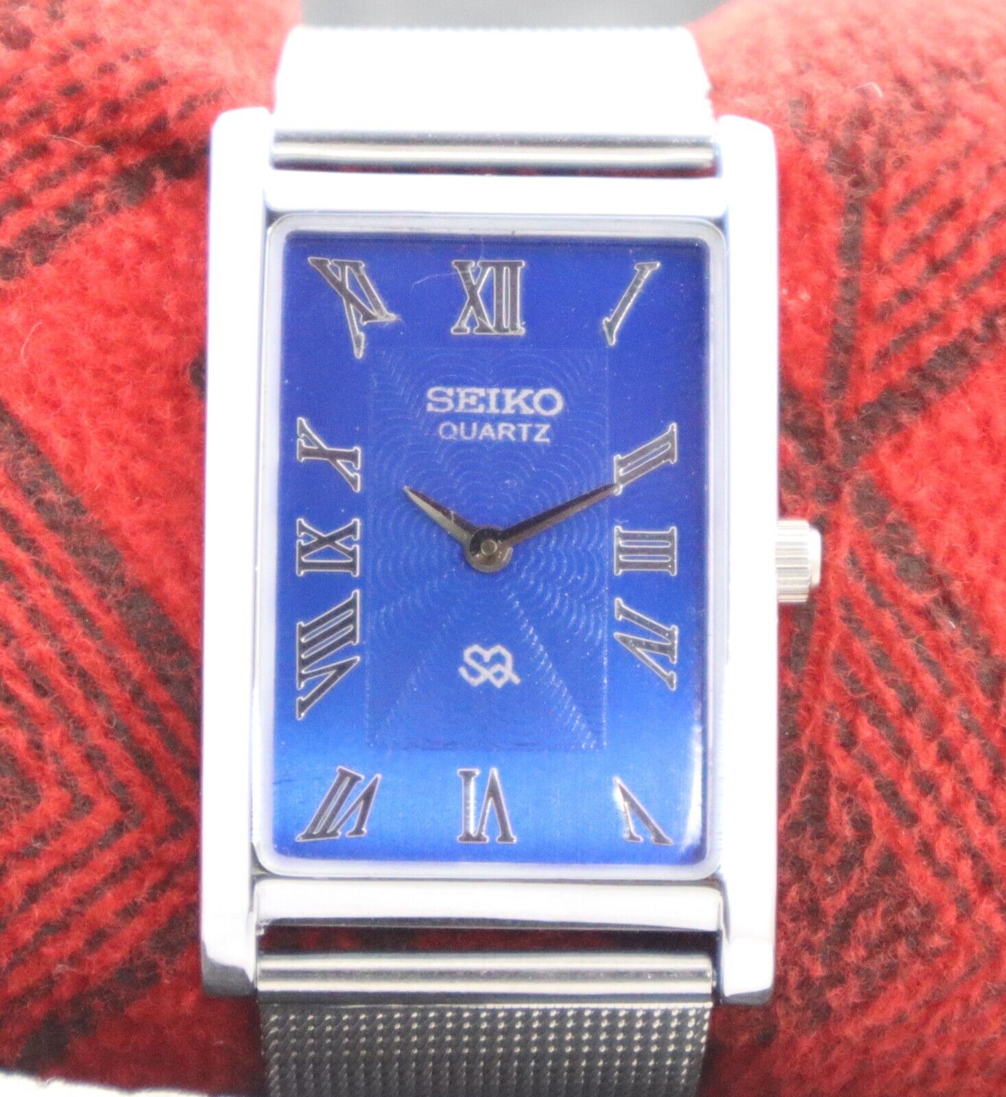 Seiko mens rectangular watch hot sale