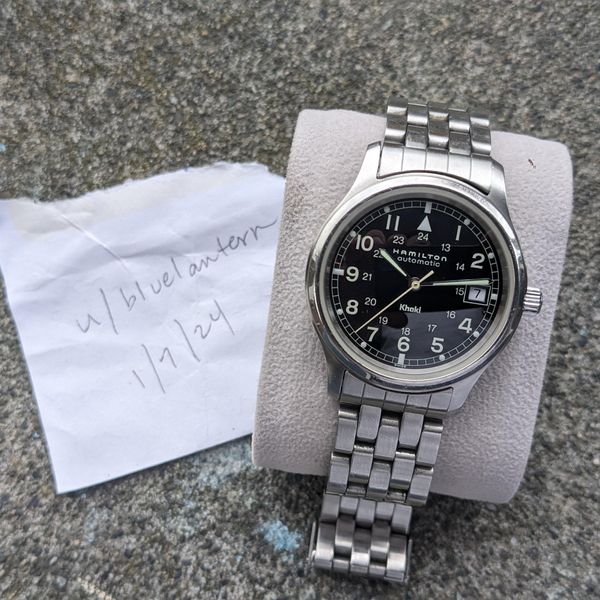 Hamilton Khaki Field 9721B Black Dial Automatic Men's Watch