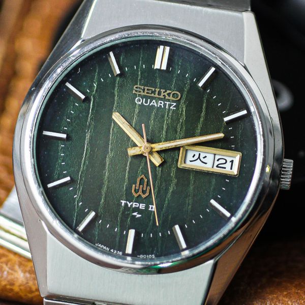 wts-seiko-quartz-type-ii-4336-8060-unique-green-textured-dial